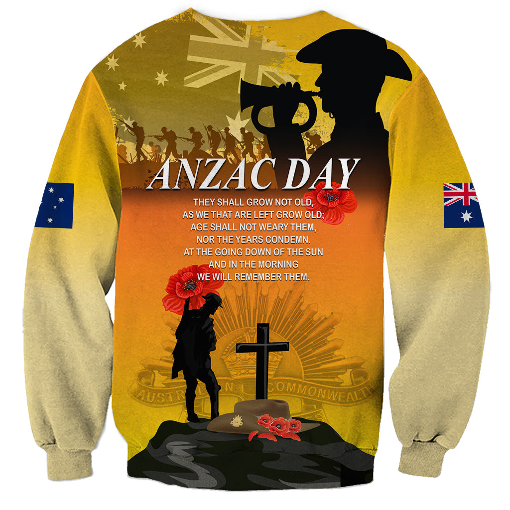 Australia ANZAC Day Sweatshirt Gallipoli Lest We Forget - Vibe Hoodie Shop