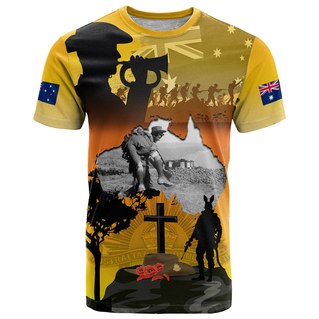 Australia ANZAC Day T Shirt Gallipoli Lest We Forget - Vibe Hoodie Shop
