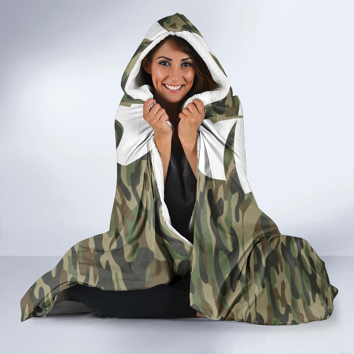 New Zealand and Australia ANZAC Day Hooded Blanket Koala and Kiwi Bird Soldier Gallipoli Camouflage Style
