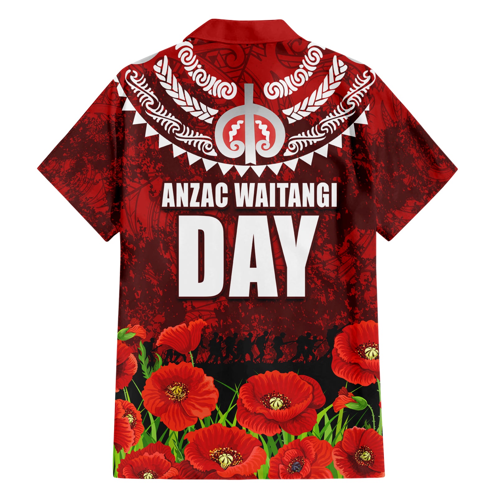 New Zealand ANZAC Waitangi Day Hawaiian Shirt Hei Tiki and Soldier - Vibe Hoodie Shop