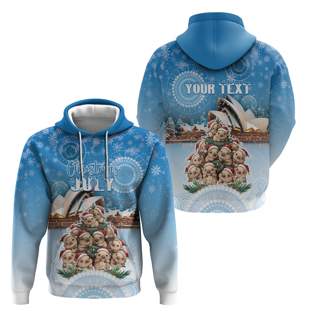 Personalised Australia Yulefest Hoodie Cute Wombat Sydney Opera House LT05 - Vibe Hoodie Shop