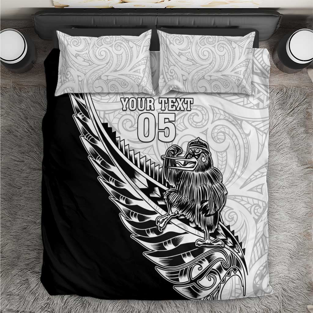 New Zealand Kiwi Rugby Custom Bedding Set Go Champions Maori Pattern LT05 - Vibe Hoodie Shop