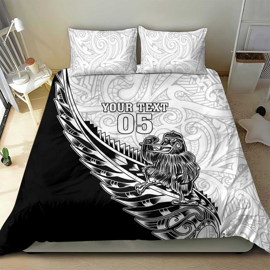 New Zealand Kiwi Rugby Custom Bedding Set Go Champions Maori Pattern LT05 - Vibe Hoodie Shop