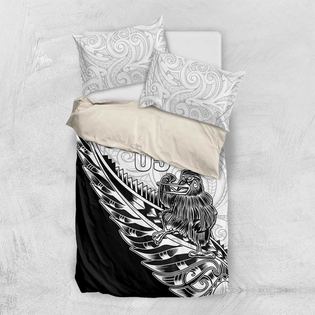 New Zealand Kiwi Rugby Custom Bedding Set Go Champions Maori Pattern LT05 - Vibe Hoodie Shop