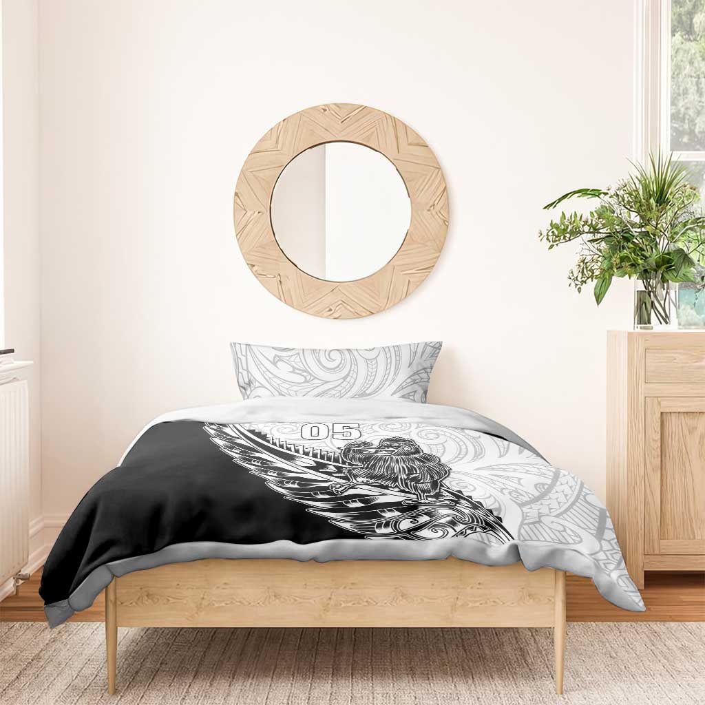 New Zealand Kiwi Rugby Custom Bedding Set Go Champions Maori Pattern LT05 - Vibe Hoodie Shop