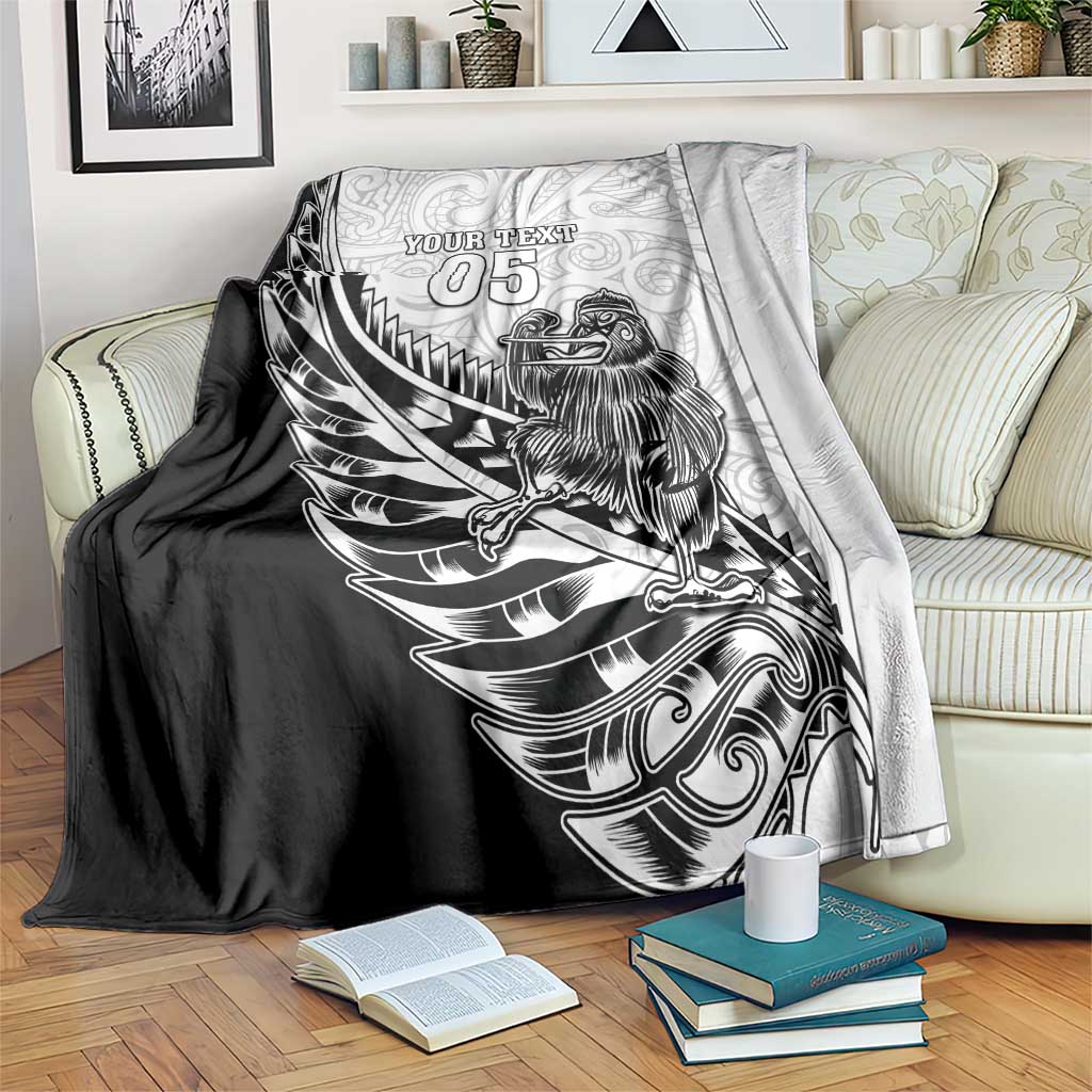 New Zealand Kiwi Rugby Custom Blanket Go Champions Maori Pattern LT05 - Vibe Hoodie Shop