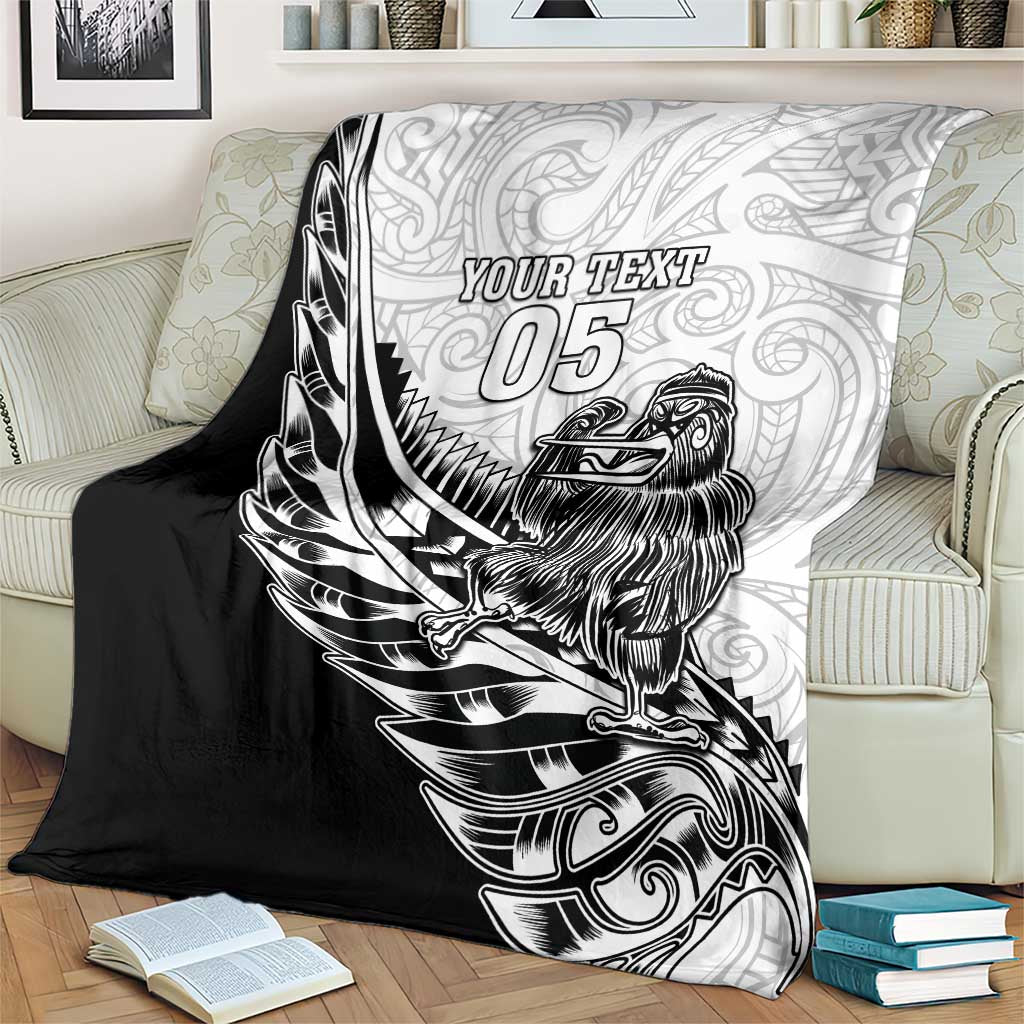 New Zealand Kiwi Rugby Custom Blanket Go Champions Maori Pattern LT05 - Vibe Hoodie Shop