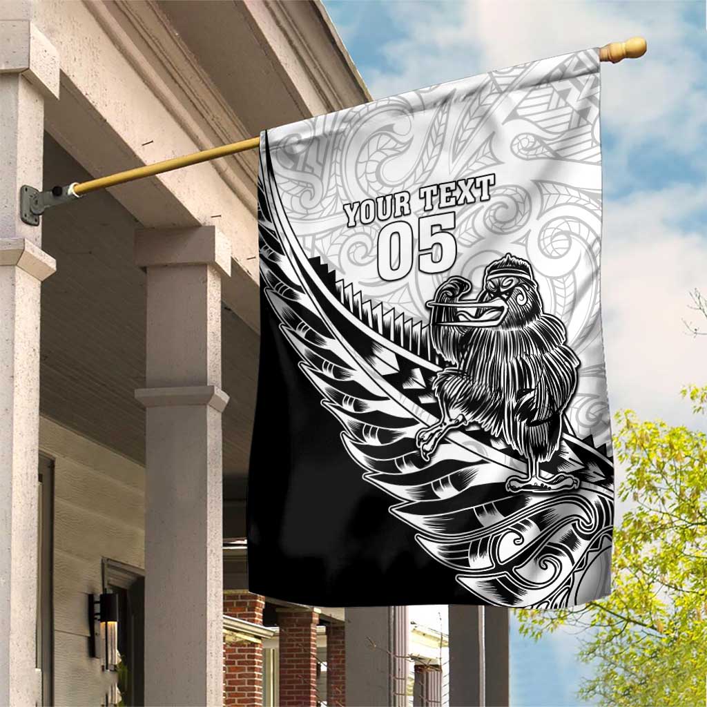 New Zealand Kiwi Rugby Custom Garden Flag Go Champions Maori Pattern LT05 - Vibe Hoodie Shop