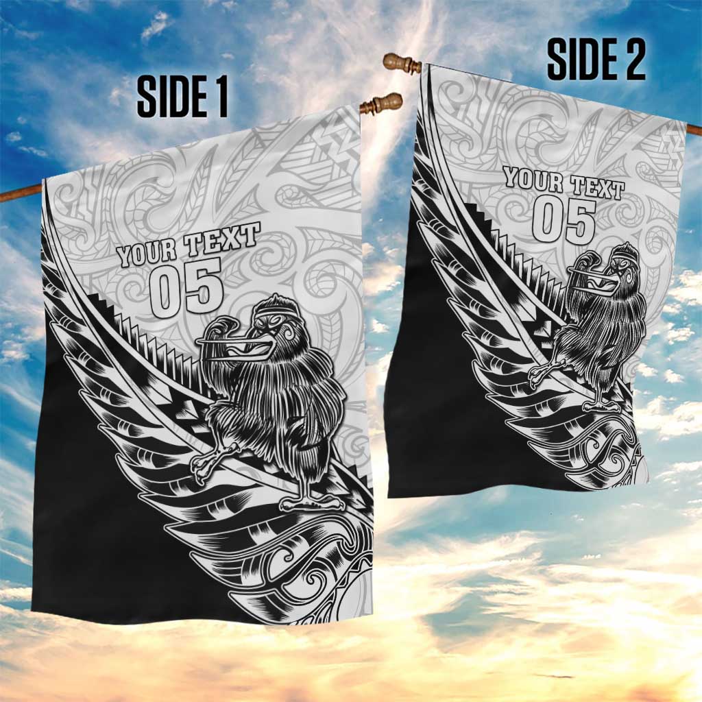 New Zealand Kiwi Rugby Custom Garden Flag Go Champions Maori Pattern LT05 - Vibe Hoodie Shop