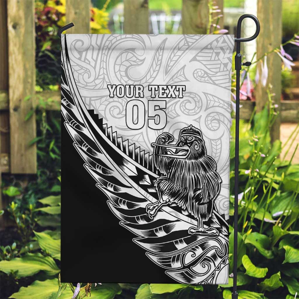 New Zealand Kiwi Rugby Custom Garden Flag Go Champions Maori Pattern LT05 - Vibe Hoodie Shop