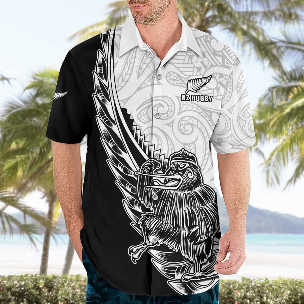 New Zealand Kiwi Rugby Custom Hawaiian Shirt Go Champions Maori Pattern LT05 - Vibe Hoodie Shop