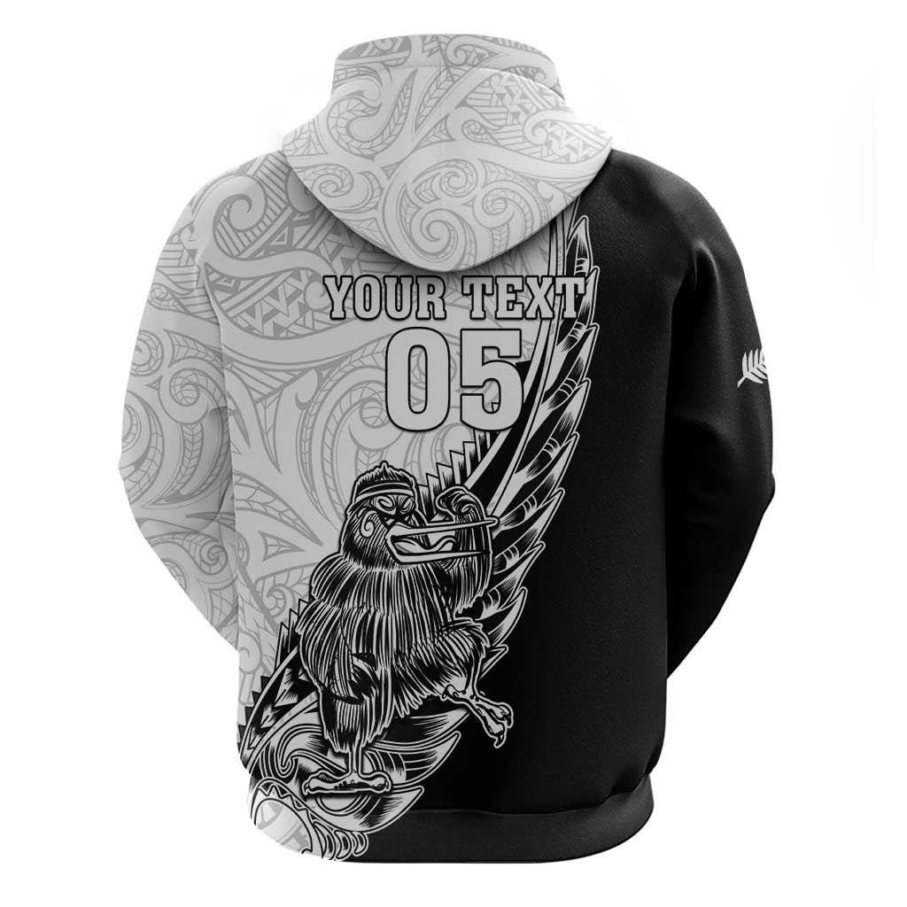 New Zealand Kiwi Rugby Custom Hoodie Go Champions Maori Pattern LT05 - Vibe Hoodie Shop