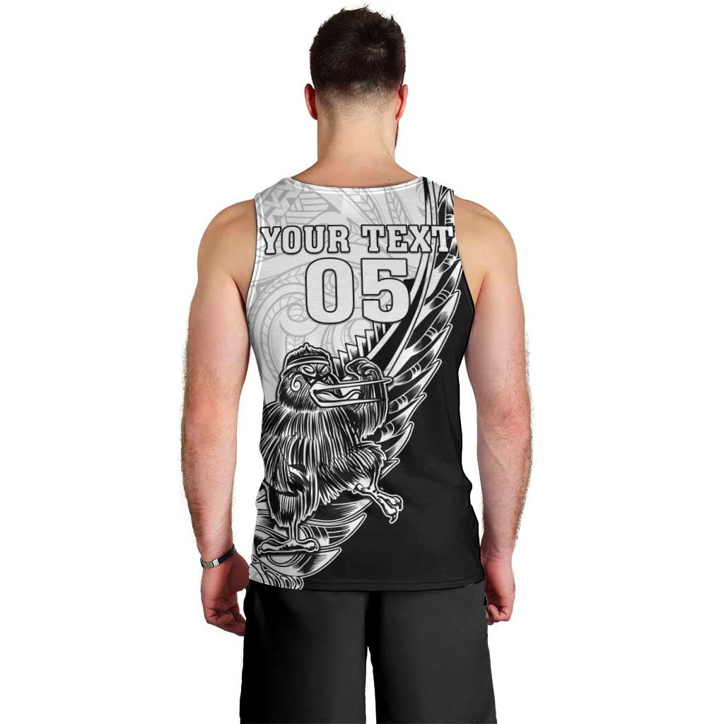New Zealand Kiwi Rugby Custom Men Tank Top Go Champions Maori Pattern LT05 - Vibe Hoodie Shop