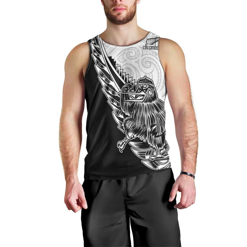 New Zealand Kiwi Rugby Custom Men Tank Top Go Champions Maori Pattern LT05 - Vibe Hoodie Shop