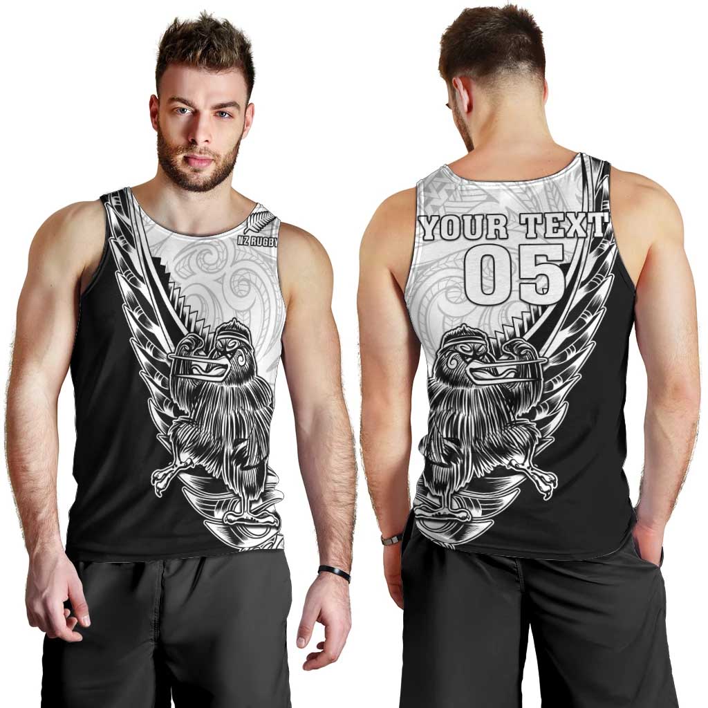 New Zealand Kiwi Rugby Custom Men Tank Top Go Champions Maori Pattern LT05 - Vibe Hoodie Shop