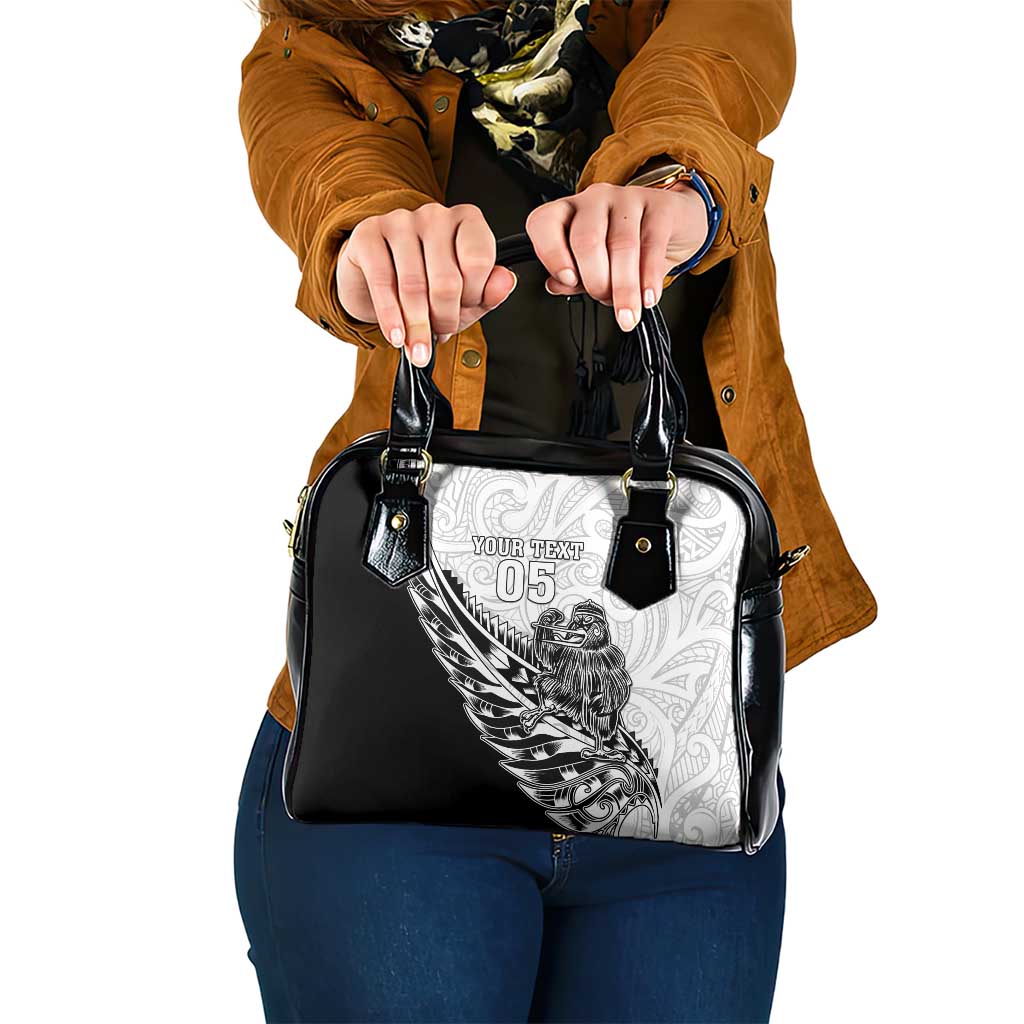 New Zealand Kiwi Rugby Custom Shoulder Handbag Go Champions Maori Pattern LT05 - Vibe Hoodie Shop