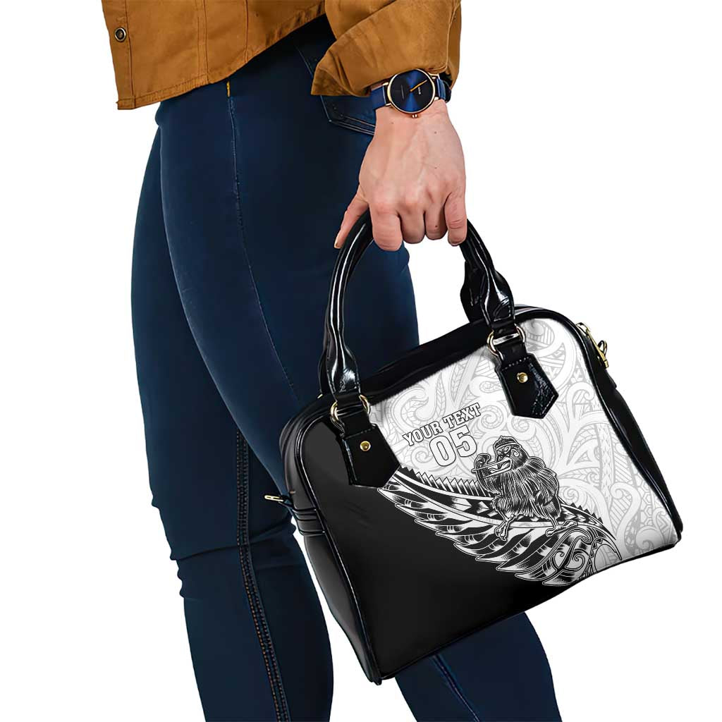 New Zealand Kiwi Rugby Custom Shoulder Handbag Go Champions Maori Pattern LT05 - Vibe Hoodie Shop