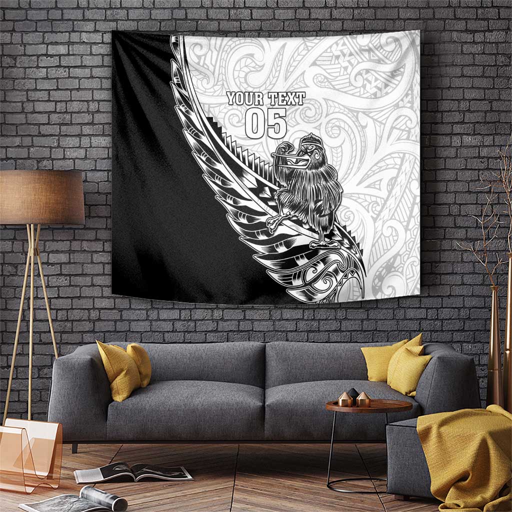 New Zealand Kiwi Rugby Custom Tapestry Go Champions Maori Pattern LT05 - Vibe Hoodie Shop