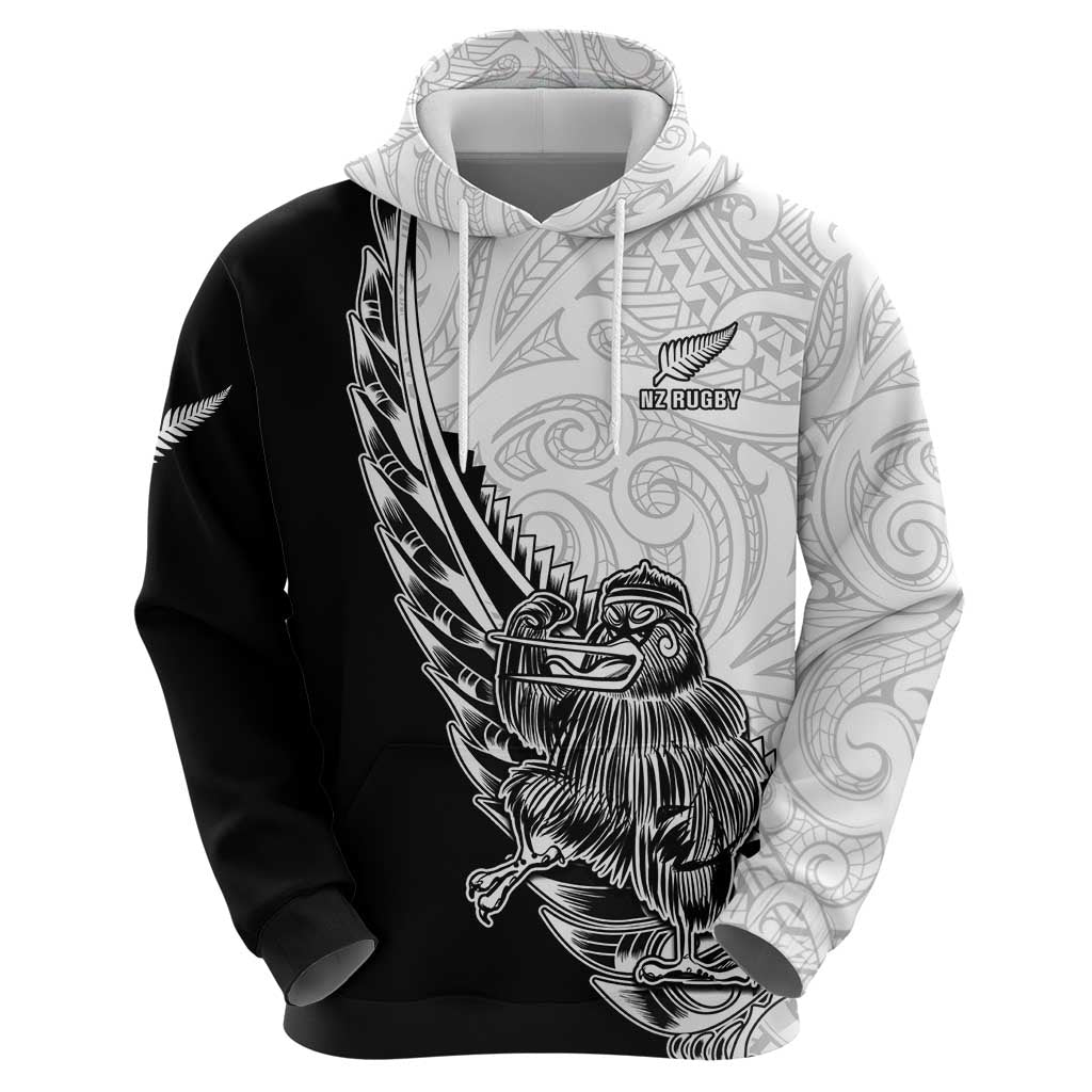New Zealand Kiwi Rugby Custom Zip Hoodie Go Champions Maori Pattern LT05 - Vibe Hoodie Shop