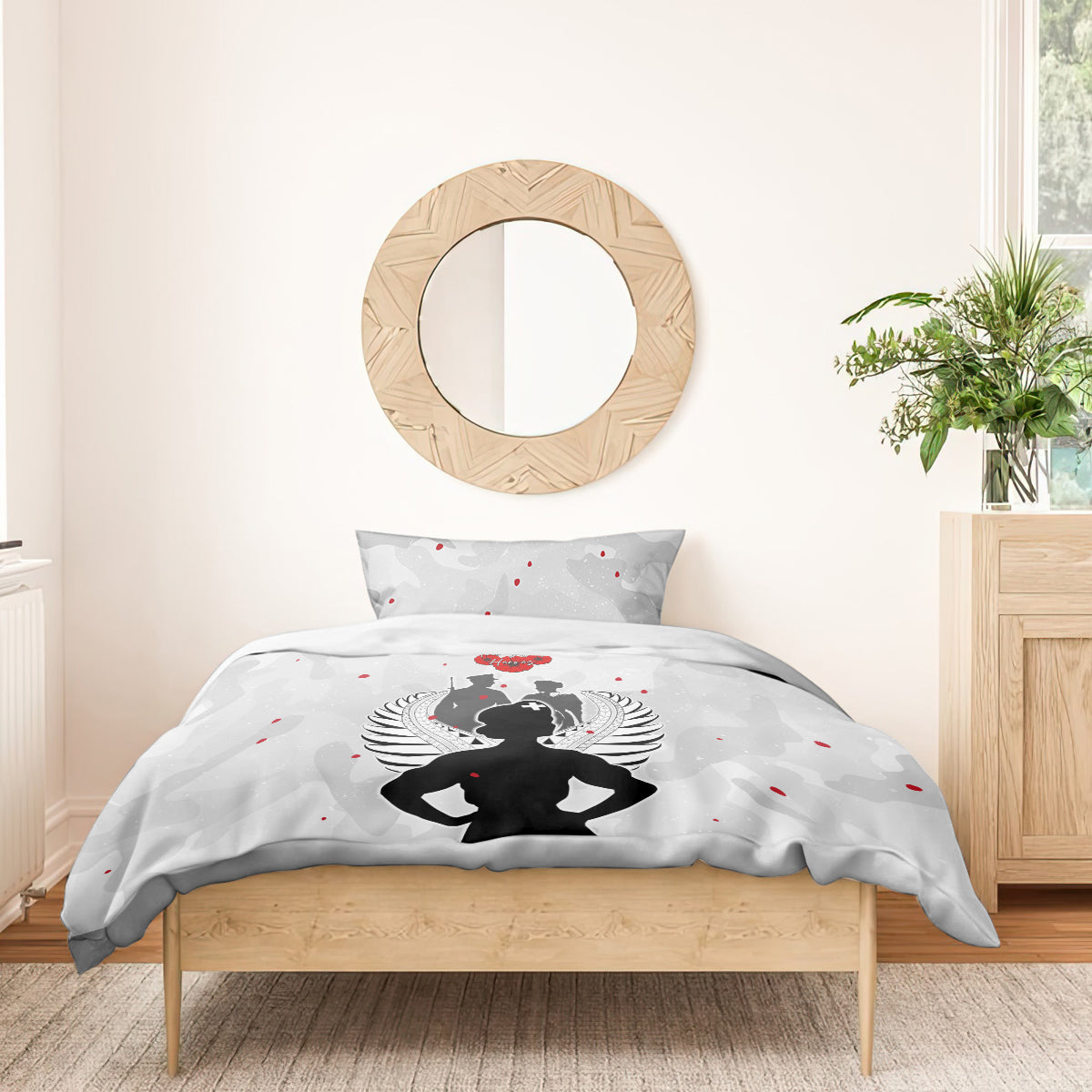 New Zealand ANZAC Day Bedding Set For The Nurse Lest We Forget LT05 - Vibe Hoodie Shop