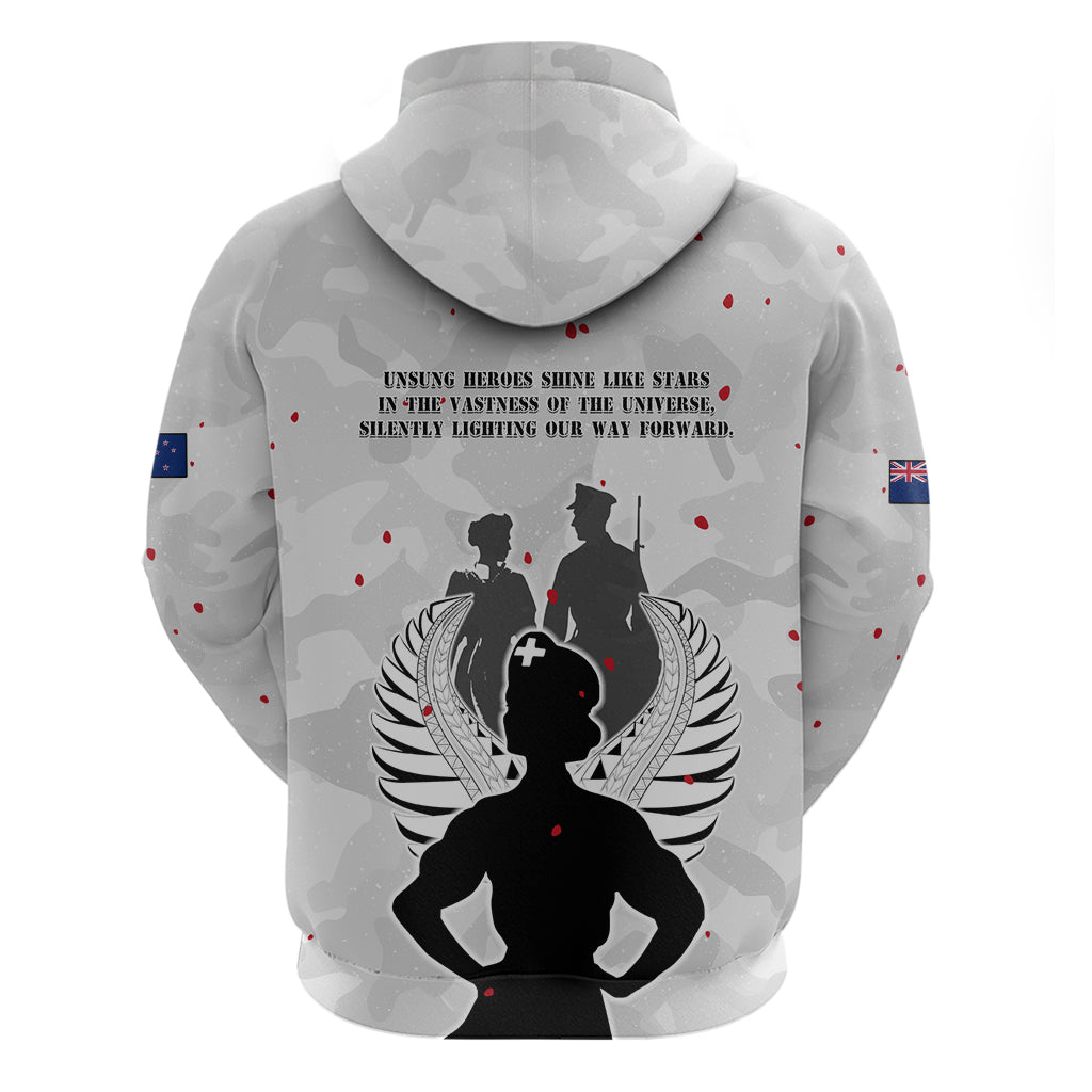 New Zealand ANZAC Day Hoodie For The Nurse Lest We Forget LT05 - Vibe Hoodie Shop