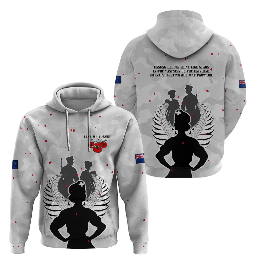 New Zealand ANZAC Day Hoodie For The Nurse Lest We Forget LT05 - Vibe Hoodie Shop