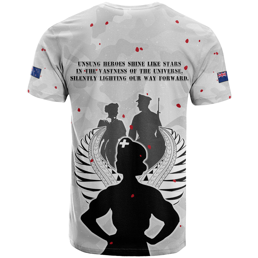 New Zealand ANZAC Day T Shirt For The Nurse Lest We Forget LT05 - Vibe Hoodie Shop