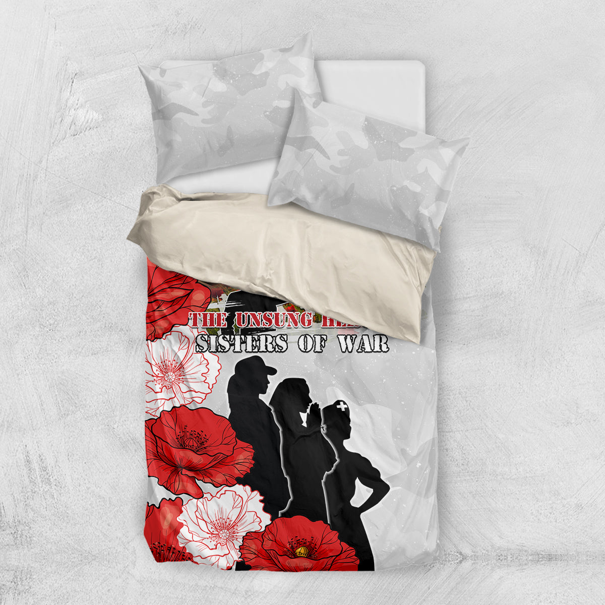 New Zealand ANZAC Day Bedding Set The Unsung Heroes Sisters of War LT05 - Vibe Hoodie Shop