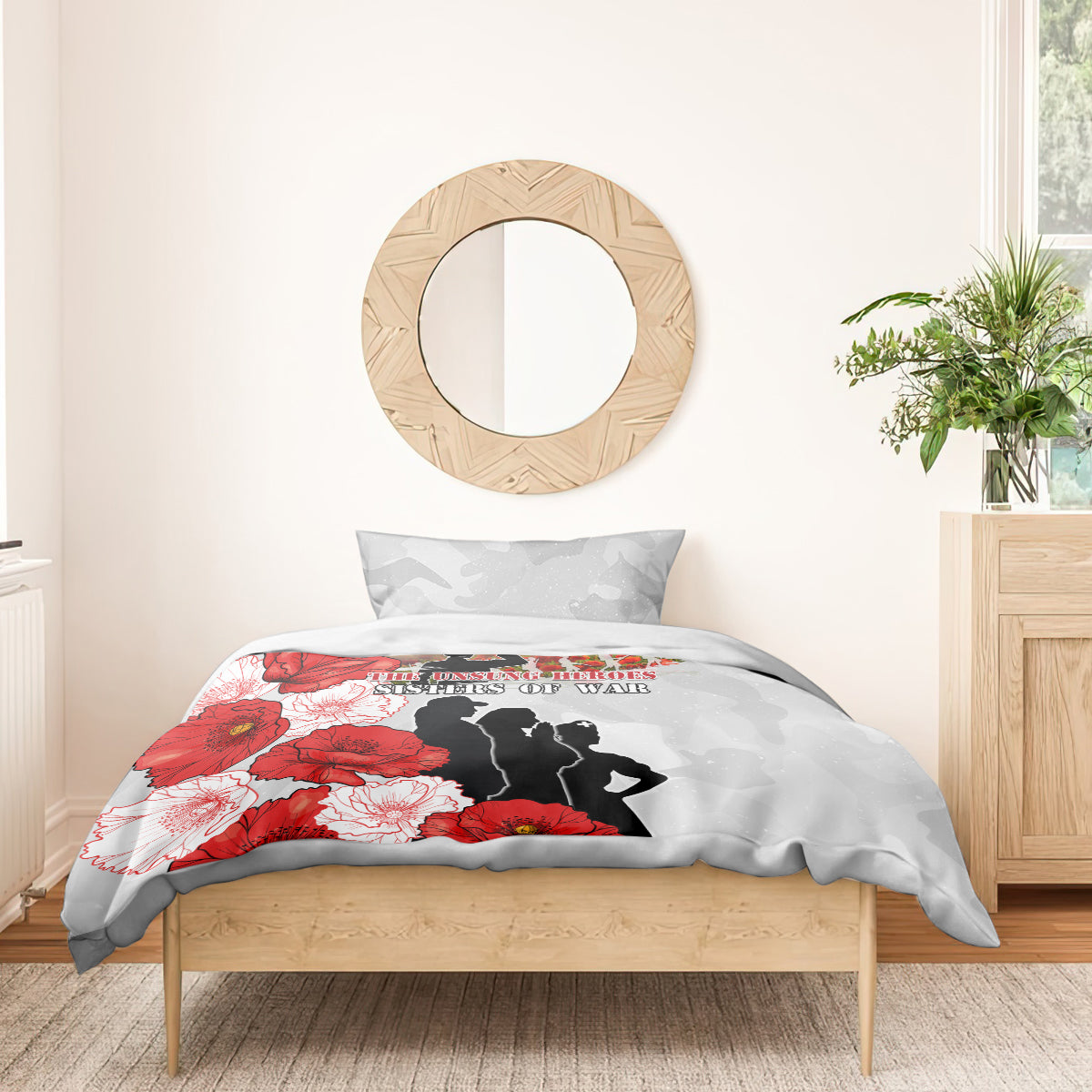 New Zealand ANZAC Day Bedding Set The Unsung Heroes Sisters of War LT05 - Vibe Hoodie Shop