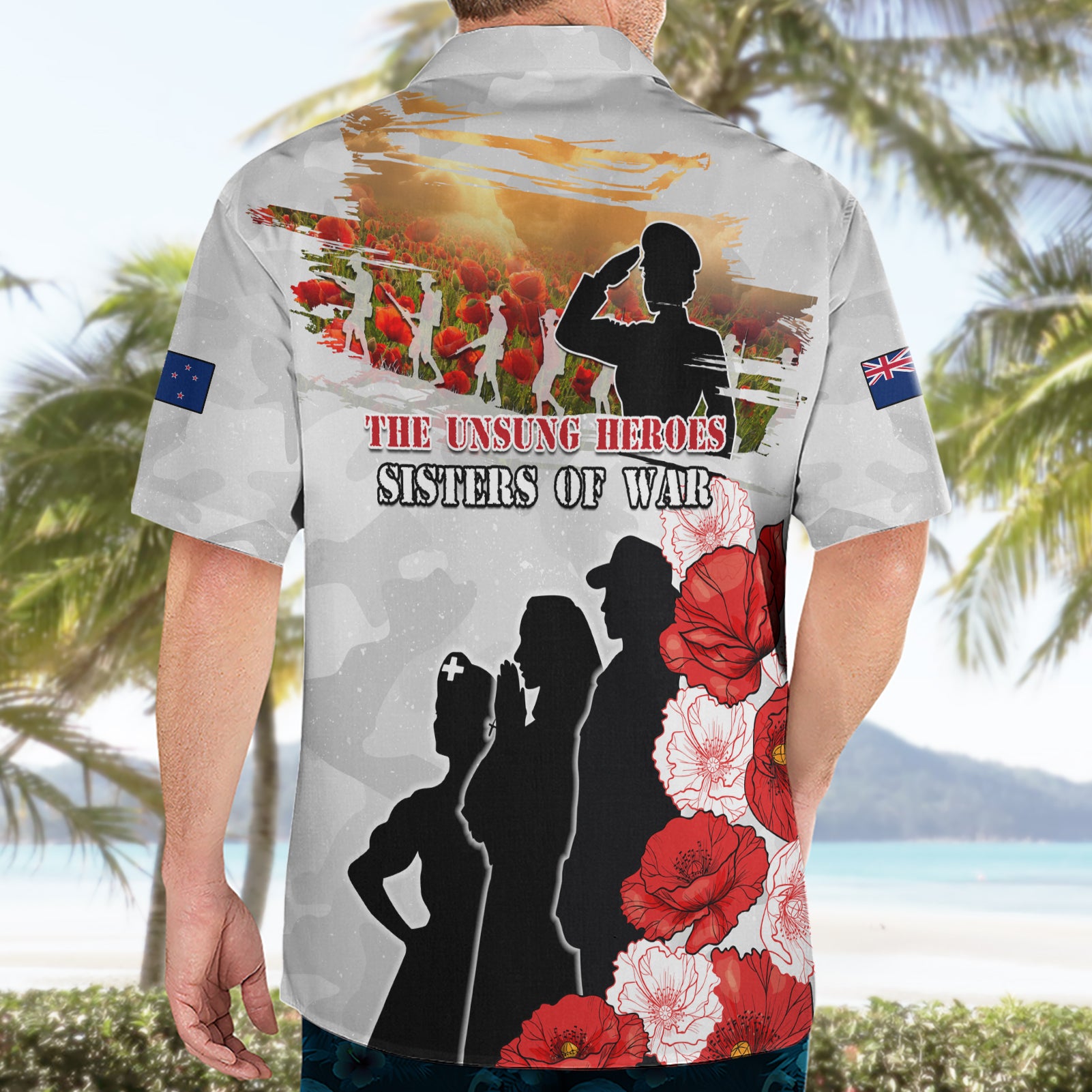 New Zealand ANZAC Day Hawaiian Shirt The Unsung Heroes Sisters of War LT05 - Vibe Hoodie Shop