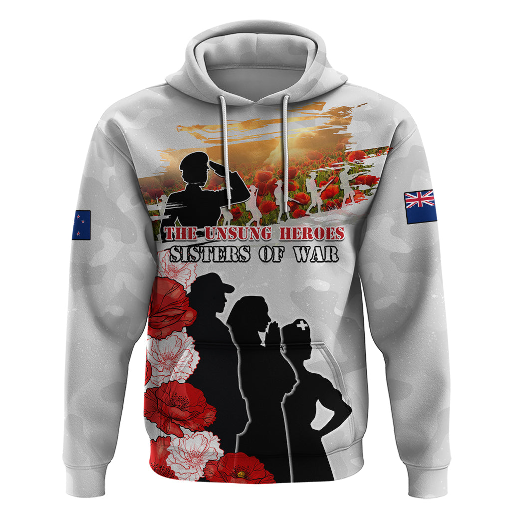 New Zealand ANZAC Day Hoodie The Unsung Heroes Sisters of War LT05 - Vibe Hoodie Shop