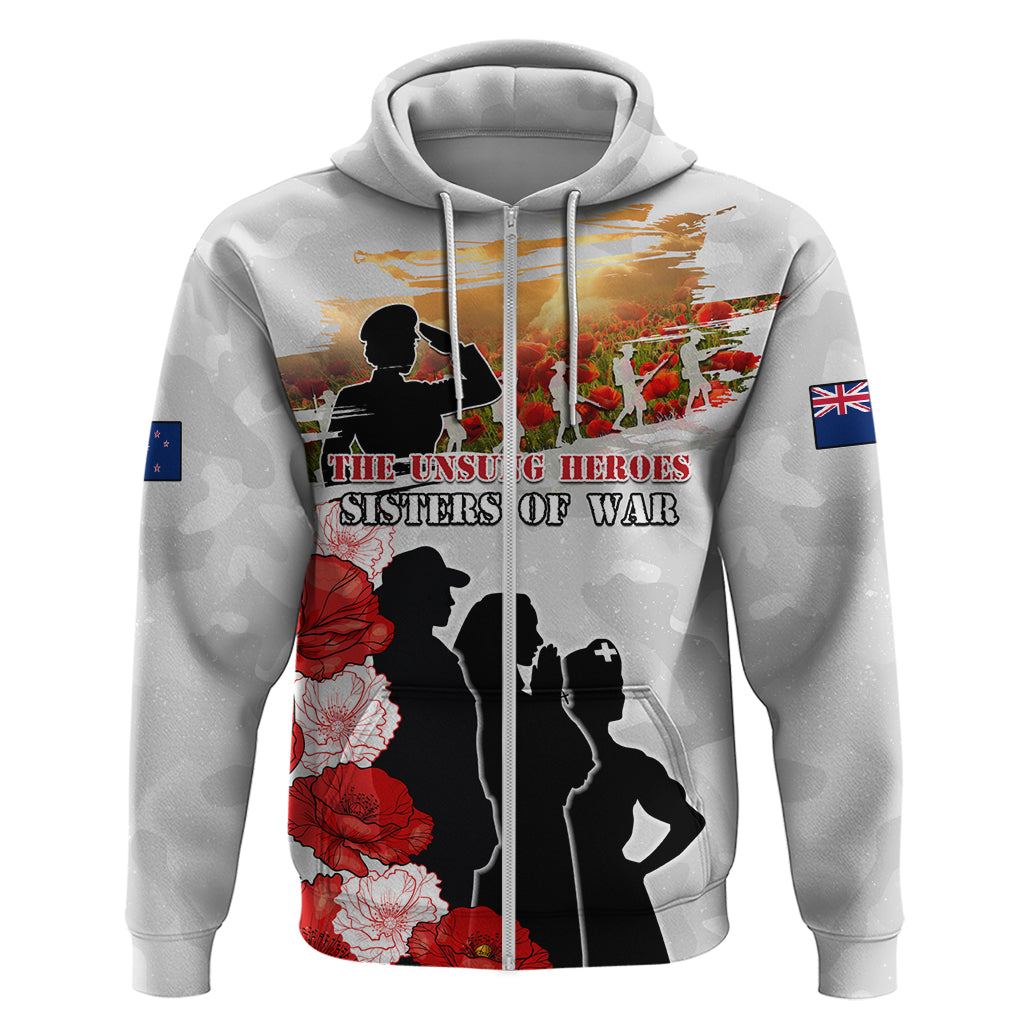 New Zealand ANZAC Day Hoodie The Unsung Heroes Sisters of War LT05 - Vibe Hoodie Shop