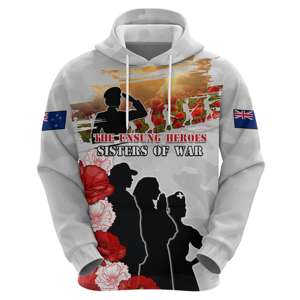 New Zealand ANZAC Day Hoodie The Unsung Heroes Sisters of War LT05 - Vibe Hoodie Shop