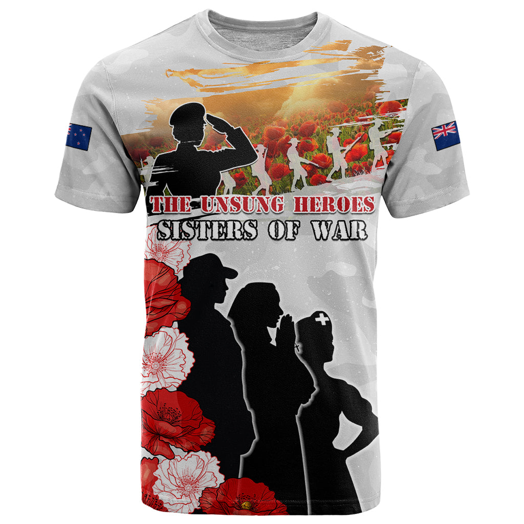 New Zealand ANZAC Day T Shirt The Unsung Heroes Sisters of War LT05 - Vibe Hoodie Shop