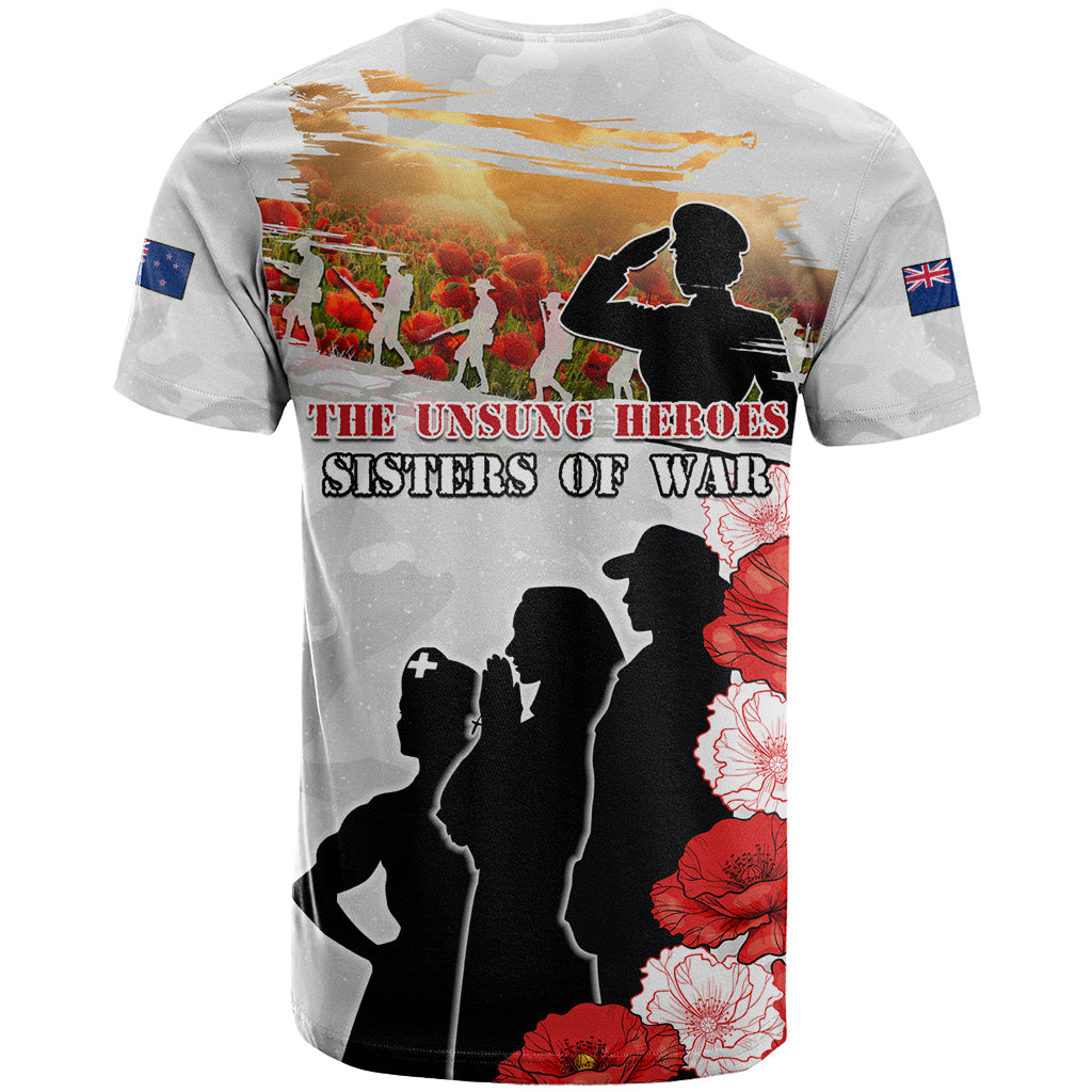 New Zealand ANZAC Day T Shirt The Unsung Heroes Sisters of War LT05 - Vibe Hoodie Shop