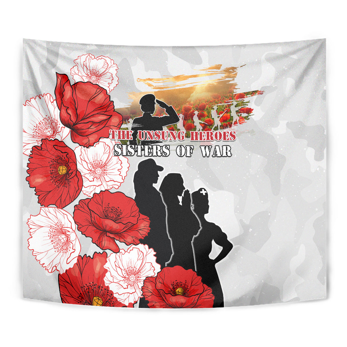 New Zealand ANZAC Day Tapestry The Unsung Heroes Sisters of War LT05 - Vibe Hoodie Shop