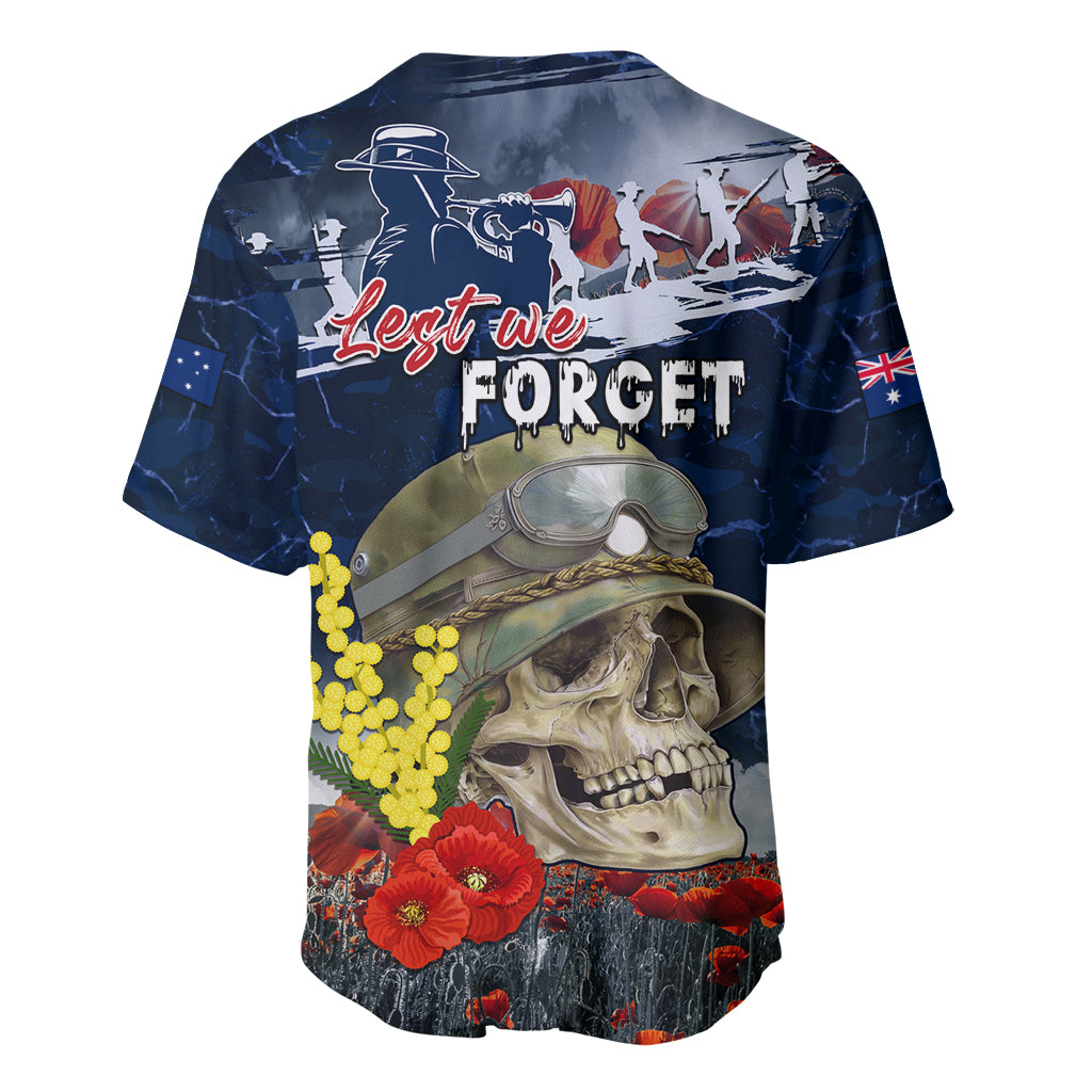 Australia ANZAC Day Baseball Jersey Freedom Ain't Free LT05 - Vibe Hoodie Shop