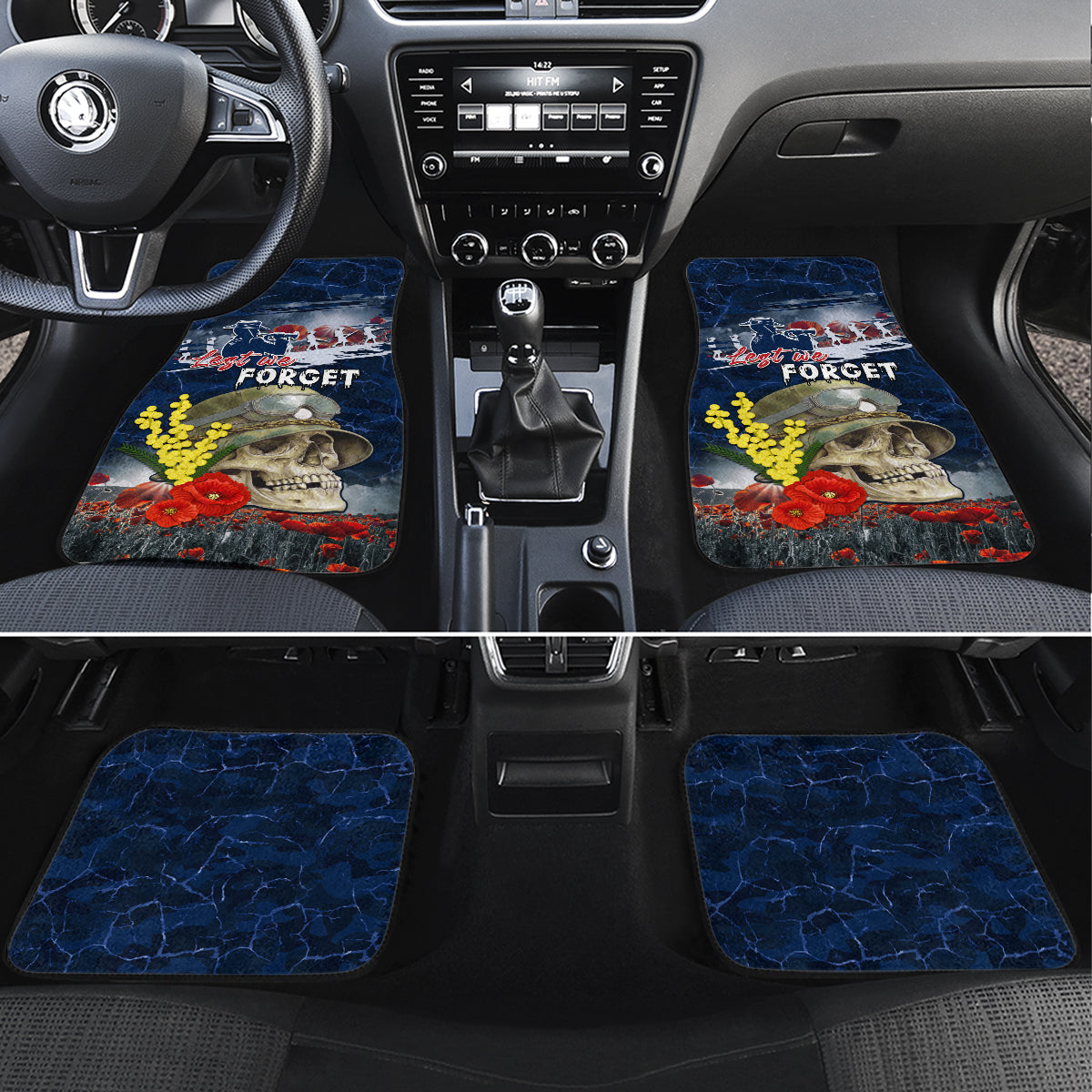 Australia ANZAC Day Car Mats Freedom Ain't Free