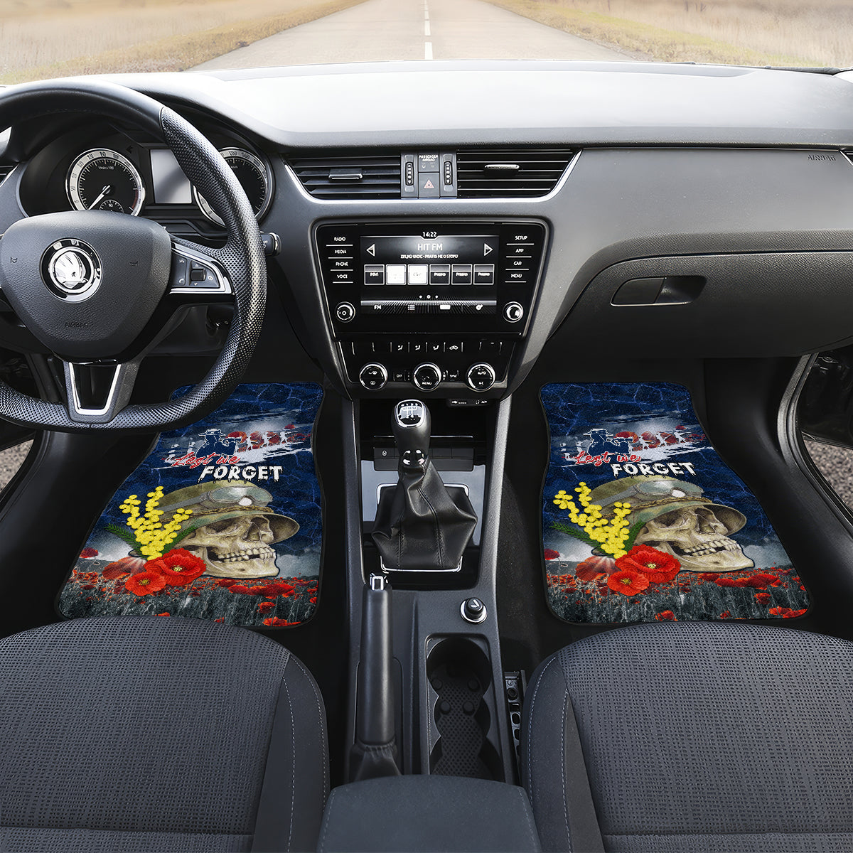 Australia ANZAC Day Car Mats Freedom Ain't Free
