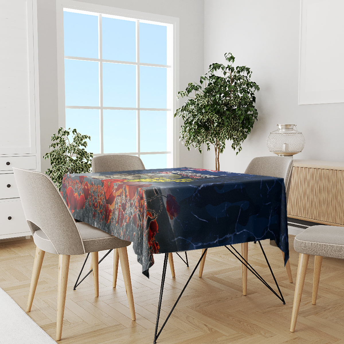 Australia ANZAC Day Tablecloth Freedom Ain't Free