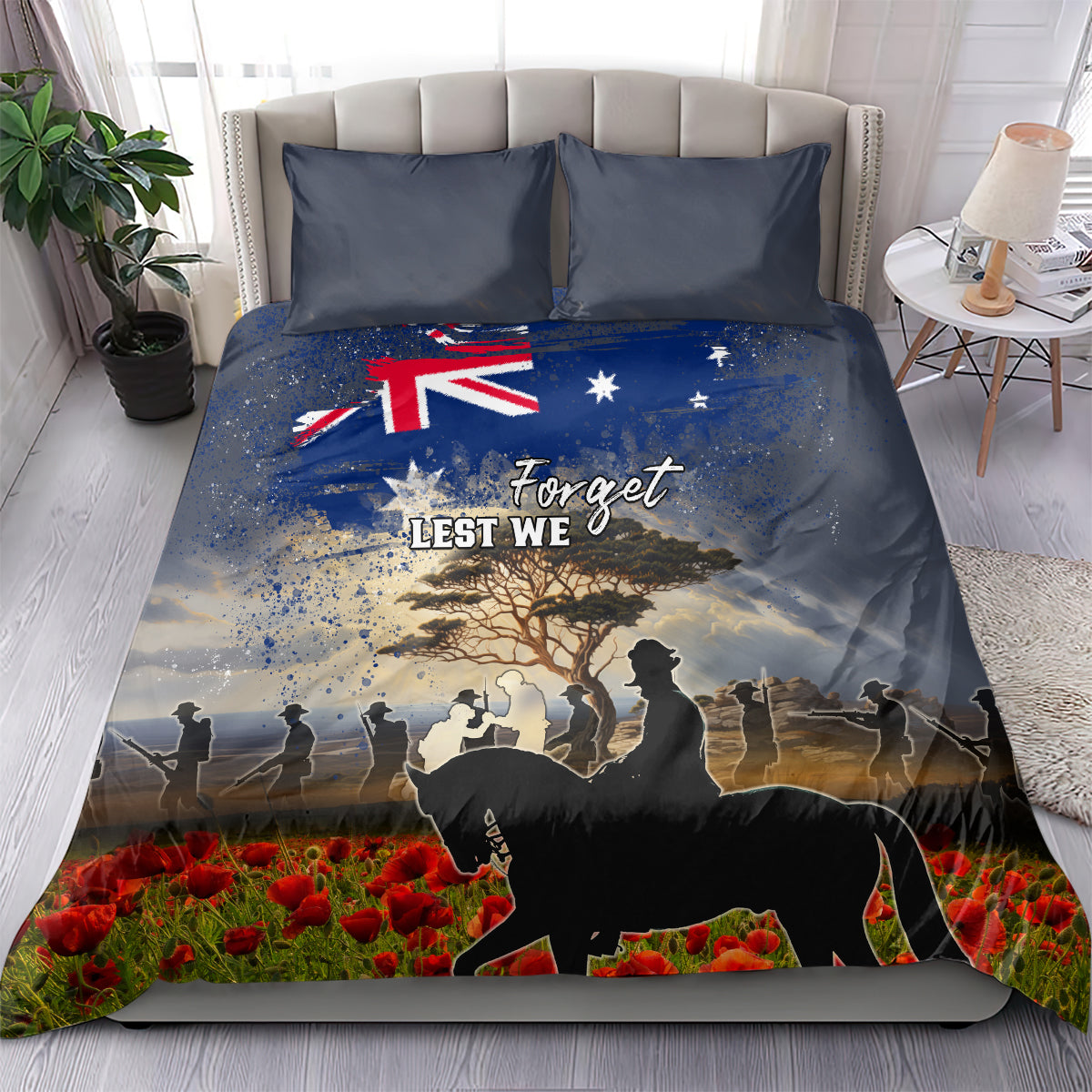 Australia ANZAC Day Bedding Set The Lonesome Pine LT05 - Vibe Hoodie Shop