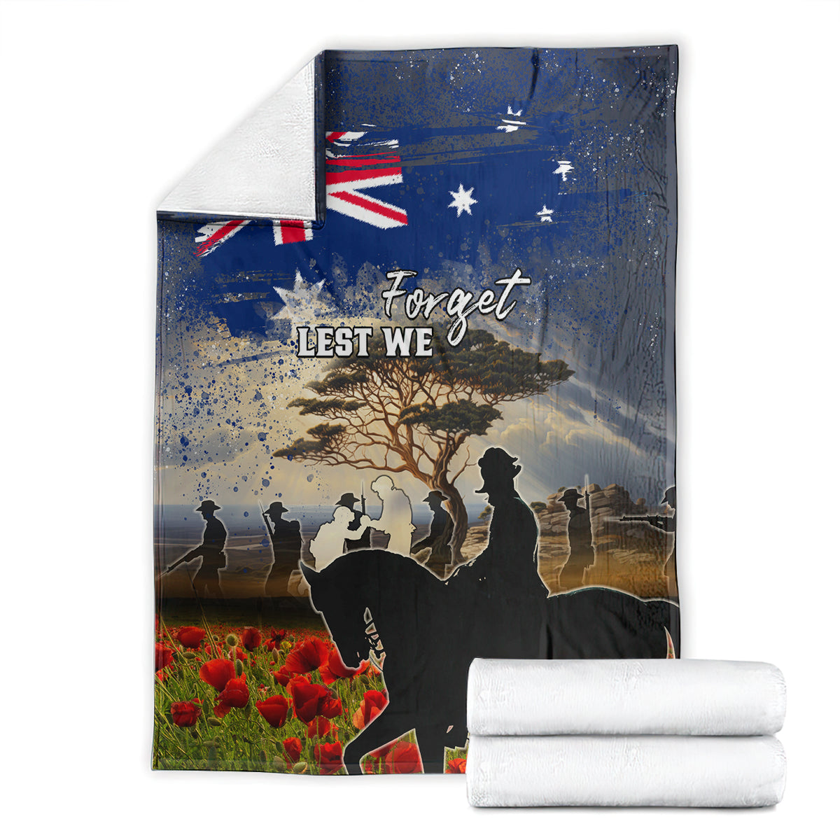 Australia ANZAC Day Blanket The Lonesome Pine LT05 - Vibe Hoodie Shop