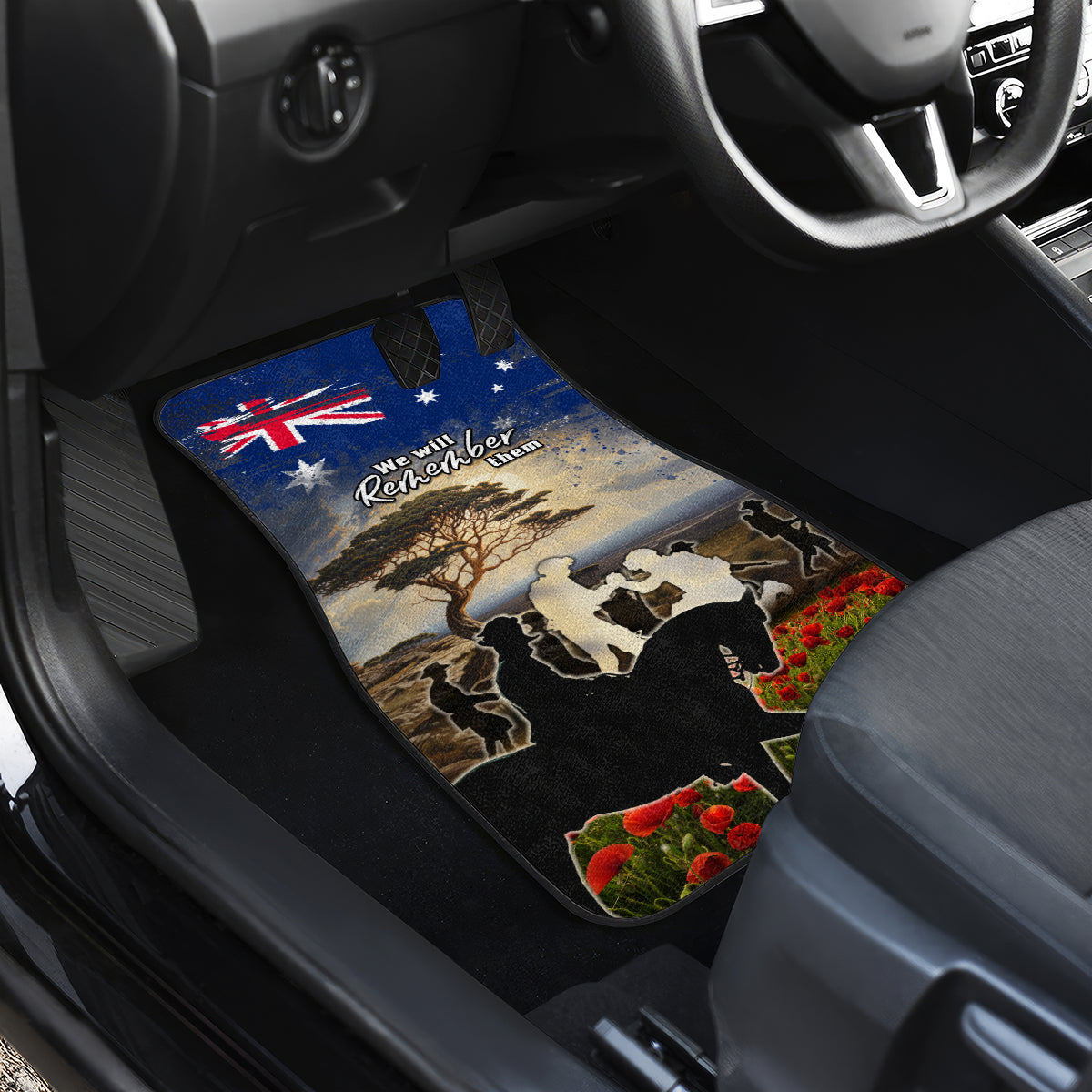 Australia ANZAC Day Car Mats The Lonesome Pine