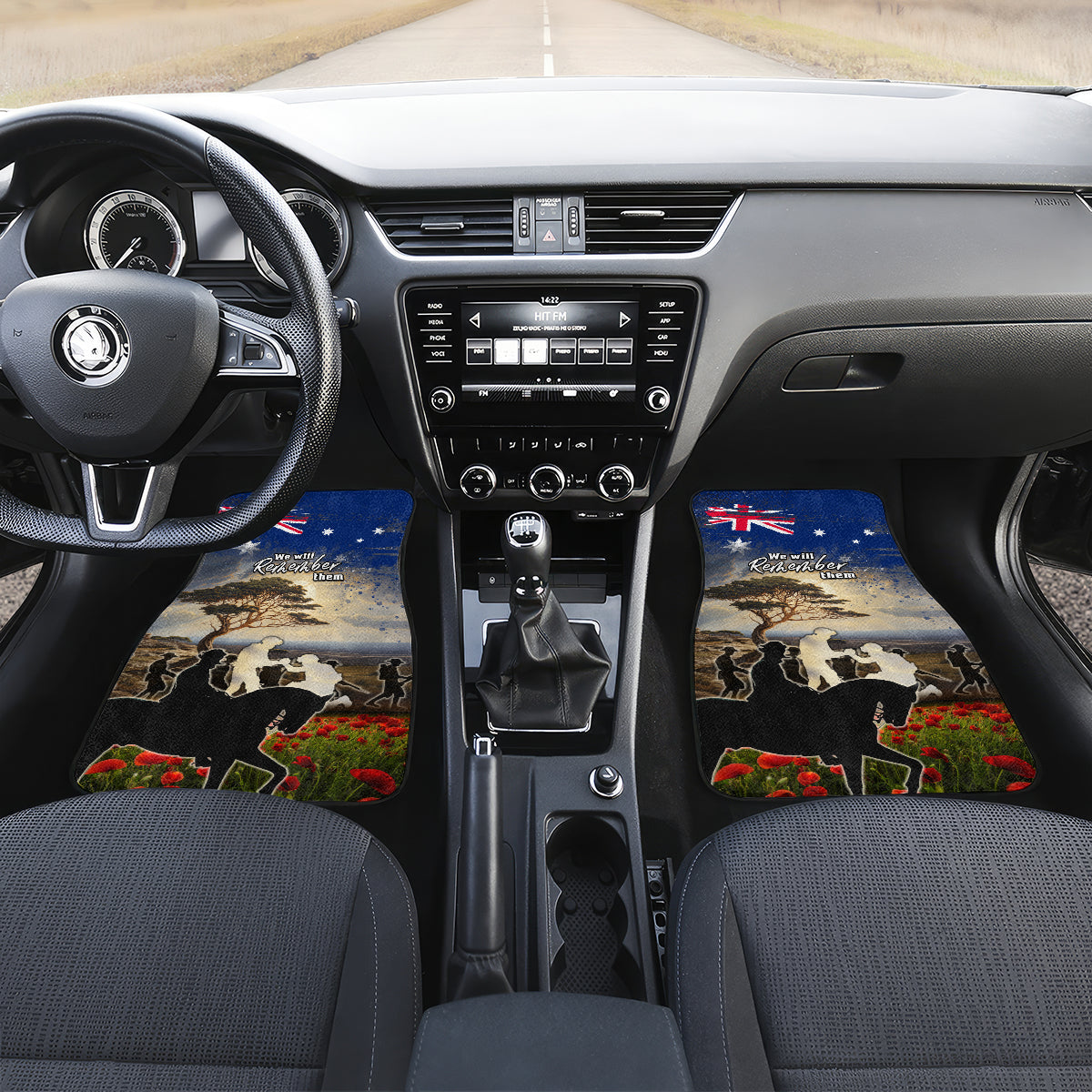 Australia ANZAC Day Car Mats The Lonesome Pine