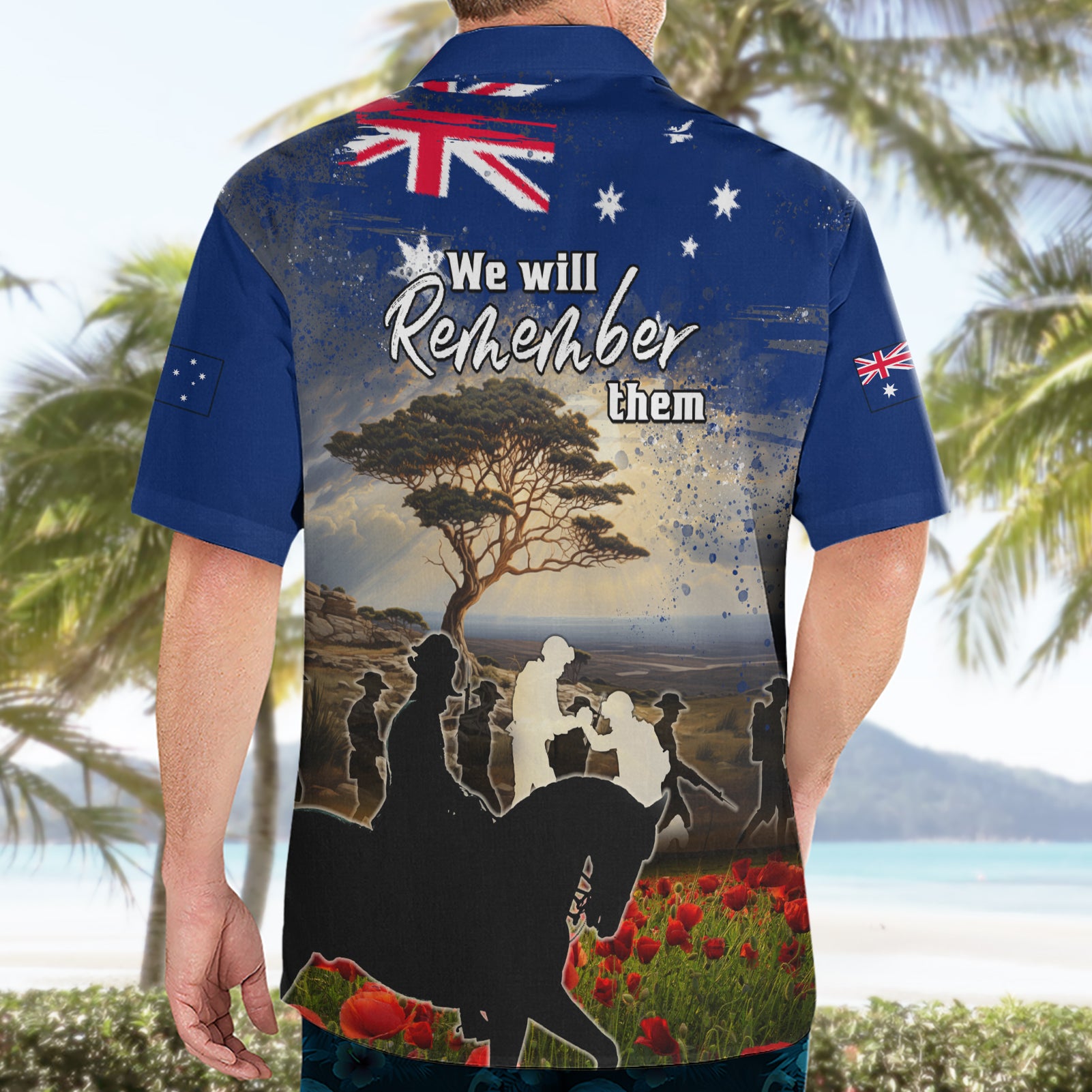 Australia ANZAC Day Hawaiian Shirt The Lonesome Pine LT05 - Vibe Hoodie Shop