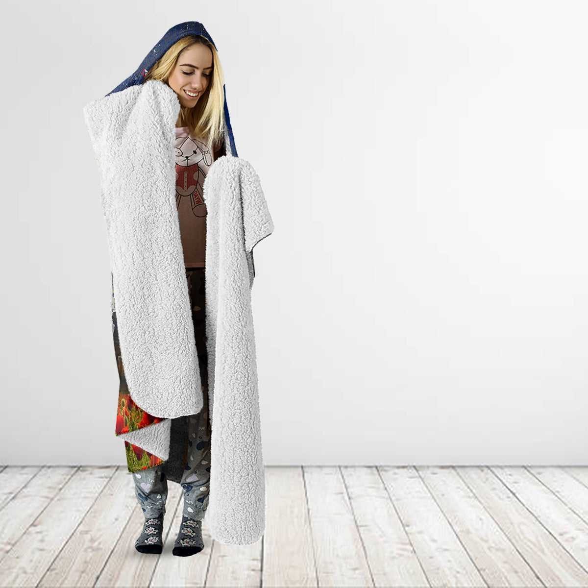 Australia ANZAC Day Hooded Blanket The Lonesome Pine