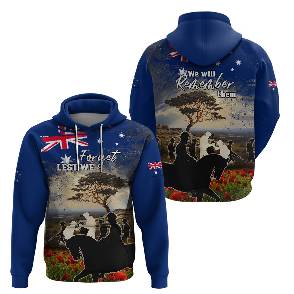 Australia ANZAC Day Hoodie The Lonesome Pine LT05 - Vibe Hoodie Shop