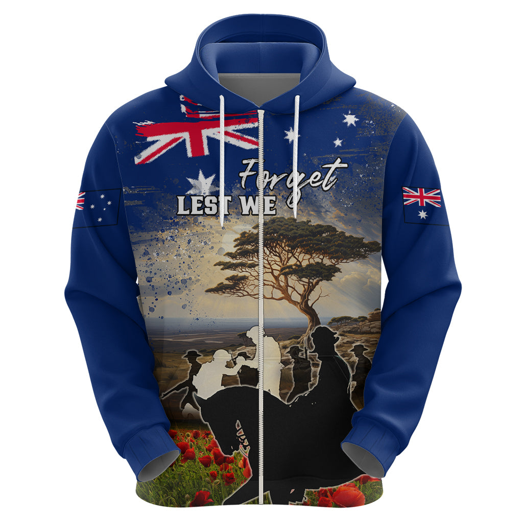 Australia ANZAC Day Hoodie The Lonesome Pine LT05 - Vibe Hoodie Shop