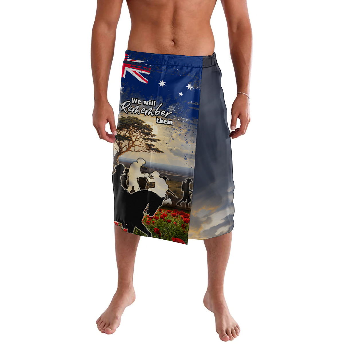 Australia ANZAC Day Lavalava The Lonesome Pine