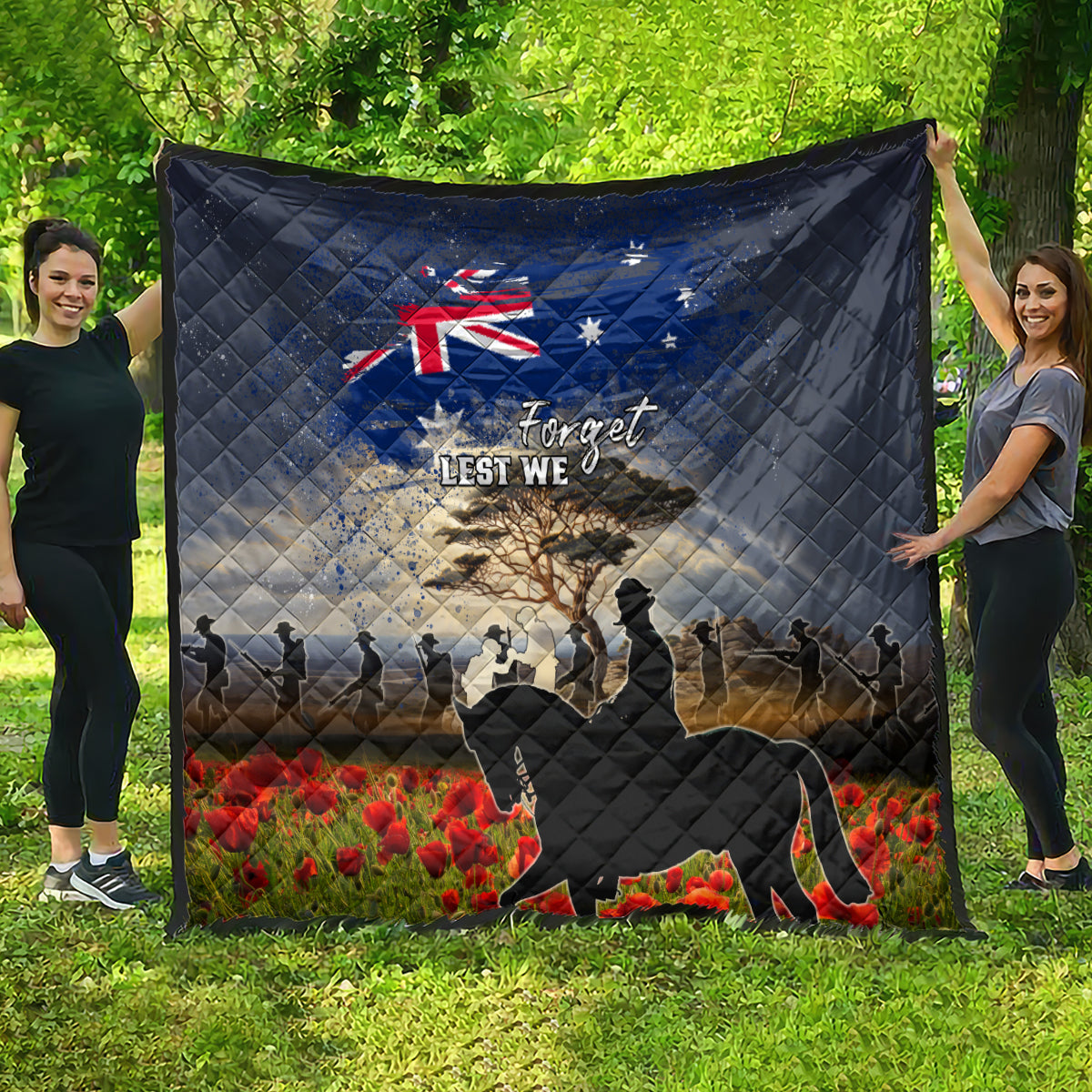 Australia ANZAC Day Quilt The Lonesome Pine LT05 - Vibe Hoodie Shop